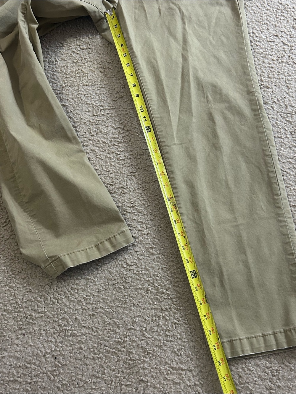 American Eagle Pants Mens 34x32 Beige Next Level Flex Original Straight Chino - Picture 7 of 10
